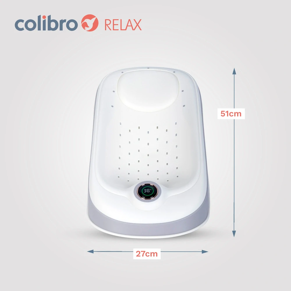 Skládací lehátko do vany COLIBRO RELAX s teploměrem
