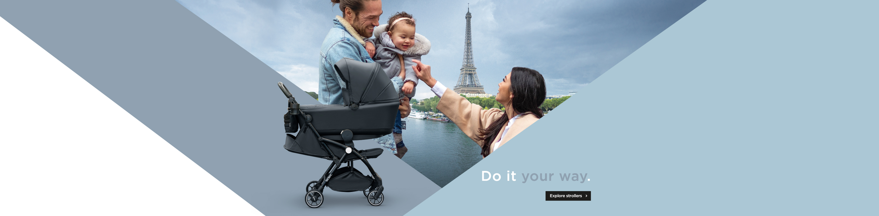 Hluboké lůžko Leclerc Basinette Sand - Black