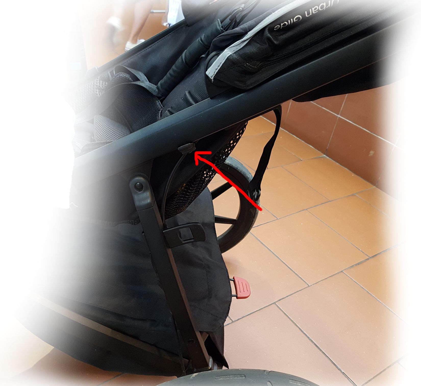 ND_ pojistka proti rozložení na kočárek THULLE - thule pla - silnější