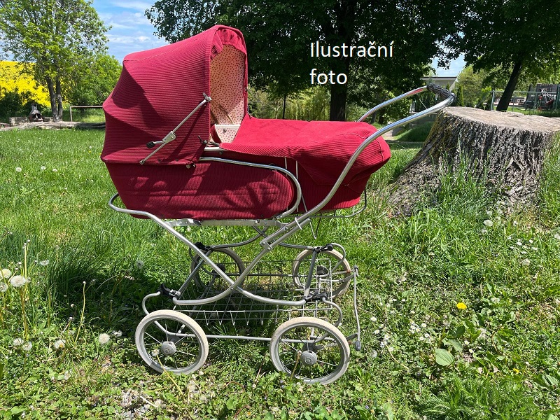 ND_drátěný košík pod kočárek - bílý Liberta a jiné značky