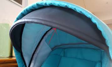 ND_výztuž kočárková 45cm  (bouda a jiné) prut do kočárku