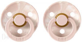 Dudlíky z přírodního kaučuku Bibs Colour vel. 6-18m 2ks Tie Dye Blush