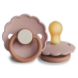 Kaučukový dudlík FRIGG DAISY COLORBLOCK BISCUIT, 6-18M (1ks)
