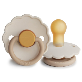 Kaučukový dudlík FRIGG DAISY COLORBLOCK CHAMOMILE, 6-18M (1ks)