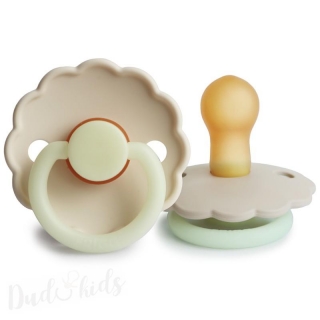 Kaučukový dudlík FRIGG DAISY NIGHT CREAM 6-18M (1ks)