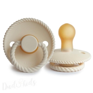 Kaučukový dudlík FRIGG ROPE CREAM, 6-18M (1ks)