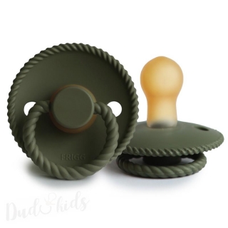 Kaučukový dudlík FRIGG ROPE OLIVE, 6-18M (1ks)