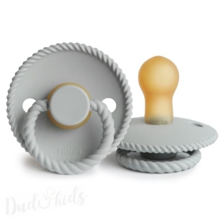 Kaučukový dudlík FRIGG ROPE SILVER GRAY, 6-18M (1ks)