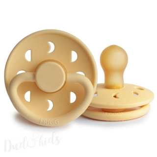 Kaučukový dudlík FRIGG MOON PHASE PALE DAFFODIL, 6-18M (1ks)