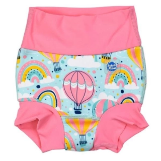 Dětské Plavky Happy Nappy DUO -Up & Away vel. XL (1-2 roky)