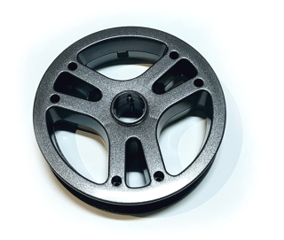 ND_disk do předního kolečka kočárku - Euforie kompletní 2půlky Grafit včetně osazení ložisky + šrouby