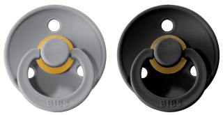 Dudlíky z přírodního kaučuku Bibs Colour vel. +18m 2ks Cloud/Black