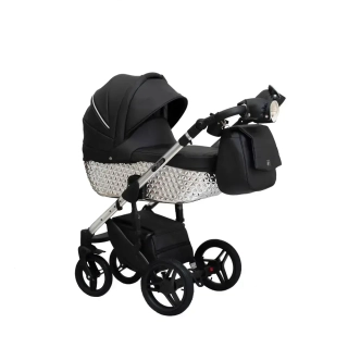 Kombinovaný kočárek EUFORIA PREMIUM EP-4 silver/black