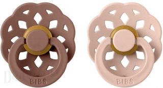 BIBS Boheme dudlíky z přírodního kaučuku 2ks - 0-6m woodchuck-blush 