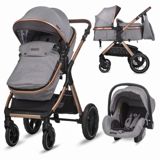 Multifunkční kočárek Coccolle Melora Moonlit grey 3v1