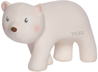 TIKIRI Artic - chrastítko a kousátko z přírodního kaučuku lední medvěd