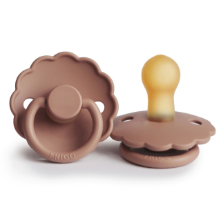Kaučukový dudlík FRIGG DAISY ROSE GOLD, 0-6M (1ks)