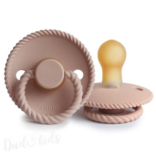 Kaučukový dudlík FRIGG ROPE BLUSH, 6-18M (1ks)