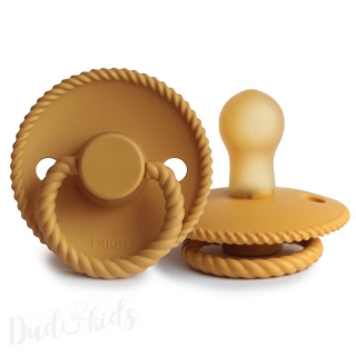 Kaučukový dudlík FRIGG ROPE HONEY GOLD, 0-6M (1ks)