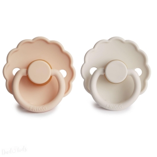DUO kaučukový dudlík FRIGG PinkCream+ Cream0-6M 