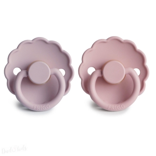DUO kaučukový dudlík FRIGG SoftLilac+ BabyPink 0-6M 