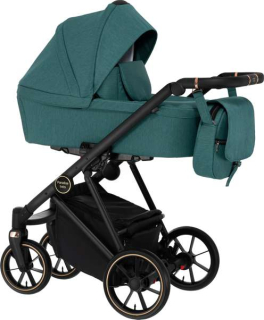 Kombinovaný kočárek Paradise Baby VR - zelený 09