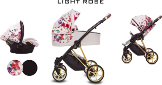 Kombinovaný kočárek Musse Light Rose 2v1