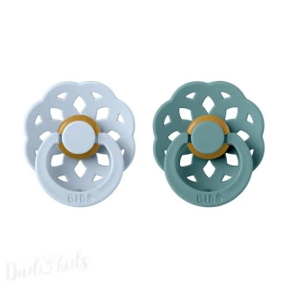BIBS Boheme dudlíky z přírodního kaučuku 2ks - 6-18m dbaby-blue-island-sea