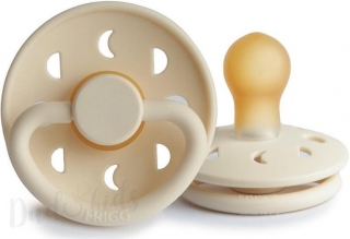 Kaučukový dudlík FRIGG MOON PHASE Cream, 0-6M(1ks)