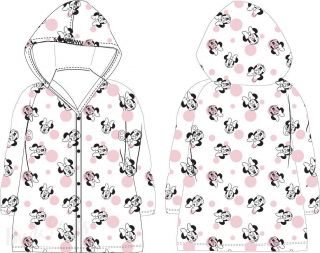 Pláštěnka s motivem Minnie 4-5 let průhledná