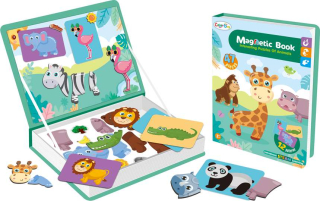 Magnetická skládačka pohádková SAFARI ZVÍŘÁTKA