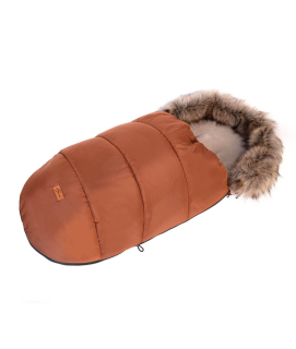 Zimní fusak Winter Fur s kožešinou - caramel