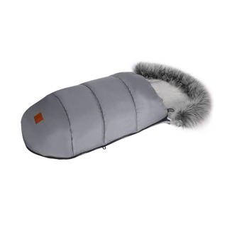 Zimní fusak Winter Fur s kožešinou - šedý