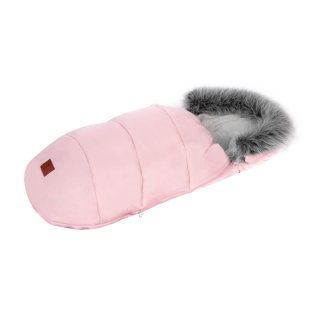 Zimní fusak Winter Fur s kožešinou - růžový