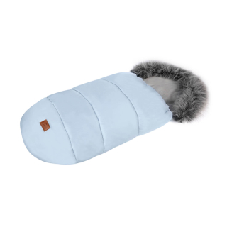 Zimní fusak Winter Fur s kožešinou - sv. modrý