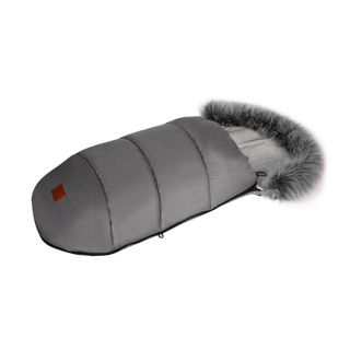 Zimní fusak Winter Fur s kožešinou - tmavě šedý