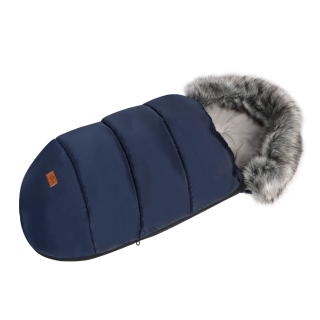 Zimní fusak Winter Fur s kožešinou - navy
