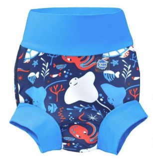 Dětské neoprenové plavky Happy Nappy - Vodní Svět vel. L (6-12 měs.)