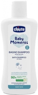 CHICCO Šampon na vlasy a tělo Baby Moments 92 % přírodních složek 200 ml _m