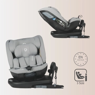 Autosedačka i-Size 40-150cm Coccolle Velsa  Natural Grey