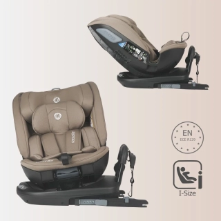 Autosedačka i-Size 40-150cm Coccolle Velsa  Taupe Browen