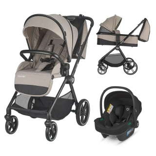 Kočárek Coccolle Lissia 3v1 travel system Butternut beige