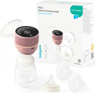 BABYONO Odsávačka mateřského mléka elektrická PICO_tichá