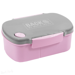 BackUP 5 obědový box model růžový