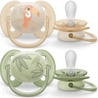 Philips AVENT Šidítko Ultrasoft Premium Zvířátko 0-6m chlapec, 2 ks