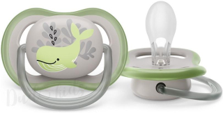 Philips AVENT Šidítko Ultra air Obrázek 6-18m velryba, 1ks
