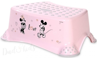 Dětské stupátko k WC/umyvadlu Lorelli DISNEY love do 80kg stupínek pro děti - licence