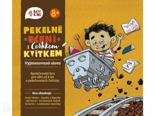 Vzdělávací hra Pekelné učení s Čertíkem Kvítkem: Vyjmenovaná slova