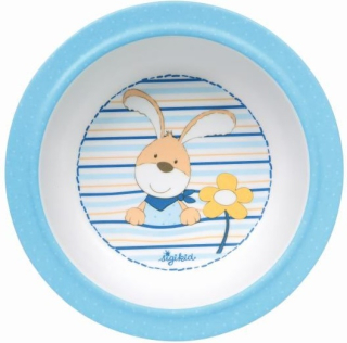 Dětská Melamin baby mistička se silikonem SEMMEL BUNNY new DESIGN (15,5 cm) sigikid miska