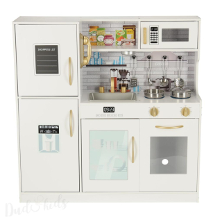 DŘEVĚNÁ KUCHYŇKA PRO DĚTI S LEDNICÍ 80 CM